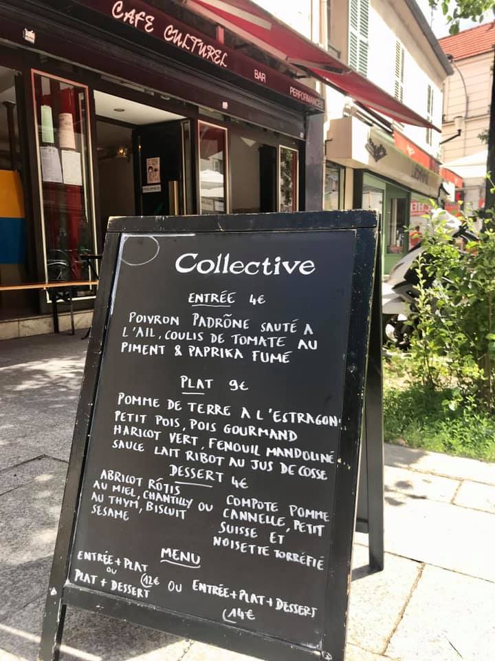 Café culturel collective à Aubervilliers